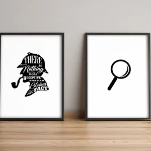 Tavla Sayings med Ram 2-pack Flerfärgad 36x51 cm - Inredning Handla nu