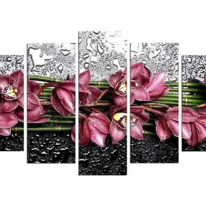 Decorative MDF Painting (5 Pieces) 20x60 - Inredning Expressleverans