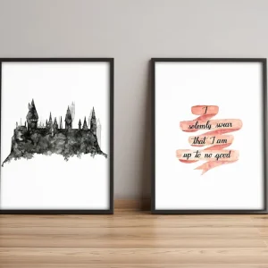 Tavla Sayings med Ram 2-pack Flerfärgad 36x51 cm - Inredning Sänkt pris