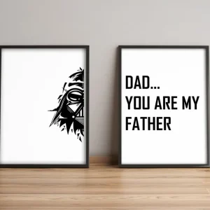 Tavla Sayings med Ram 2-pack Flerfärgad 36x51 cm - Inredning Kundfavorit