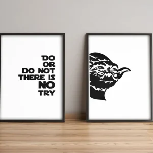 Tavla Sayings med Ram 2-pack Flerfärgad 36x51 cm - Inredning Expressleverans
