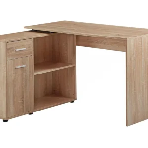Rabatter Wohnling Gulshan Hörnskrivbord 120 cm Brun/Natur - Möbler