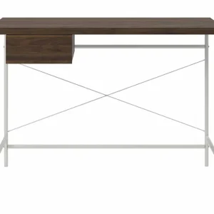 Kundfavorit Novogratz Webster Skrivbord 107 cm med Förvaring Låda Valnötsbrun Novogratz - Möbler