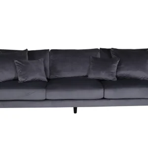 Köp online Venture Home Sofia 3-sits Soffa Mörkgrå - Möbler