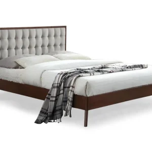 Solomo Ramsäng 160x200 Beige/Valnöt - Möbler Billigare