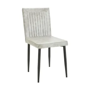 Loft24 Pinon Matstol Konstläder 2-pack Ljusgrå - Möbler Kundfavorit