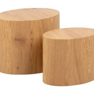 Mirol Satsbord 48 cm Ovalt Brun - Möbler Fri frakt