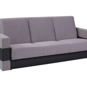 Cenia Bäddsoffa 222x97x88 cm Grå/Lila - Möbler Utförsäljning