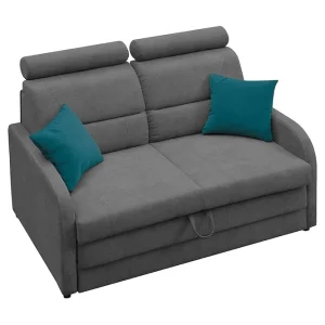 Wibaro Bäddsoffa 144x91x117 cm Grå - Möbler Kampanjpris