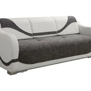Outlet Karmen Bäddsoffa 226x93x88 cm Grå/Vit - Möbler