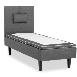 Outlet Viken Bas Ramsäng 80x200 cm Grå/Ek - Möbler