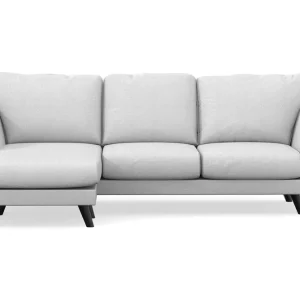 Scandi Days Trend Lyx 3-sits Vänstervänd L-formad Divansoffa i Tyg Ljusgrå - Möbler Billigare