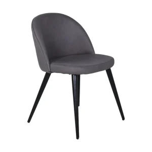 Venture Home Velvet Stitches Matstol Grå/Svart - Möbler Populär