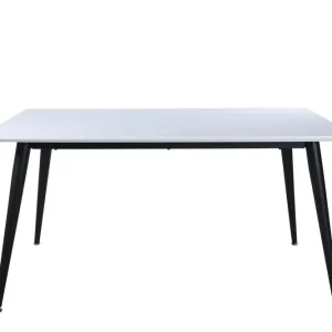 Venture Home Jimmy Förlängningsbart Matbord 150 cm Vit/Svart - Möbler Beställ idag