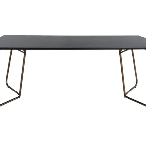 Venture Home Petra Matbord 190 cm Svart/Koppar - Möbler Beställ idag