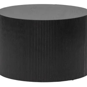 Outlet Senan Sidobord 60 cm Runt Svart - Möbler