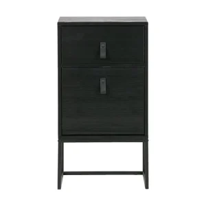 I lager Ottoline Sängbord 40 cm Svart - Möbler