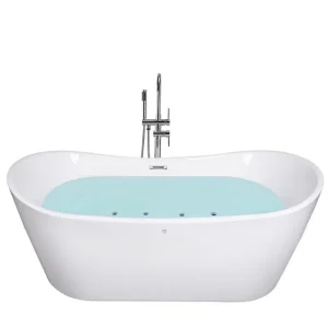 Kampanjpris Bubbelbadkar fristående vit ANTIGUA Vit - Hus & renovering