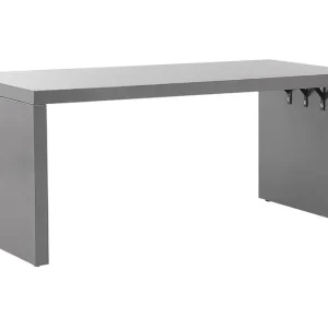 Trädgårdsbord 180 x 90 cm grå U-formad TARANTO Grå - Utemöbler Köp online