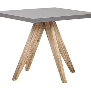 Rund Trädgårdsbord betongeffekt 90 c 90 cm OLBIA Grå - Utemöbler Sänkt pris