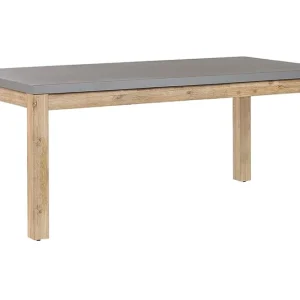 Köp nu Trädgårdsbord 180 x 90 cm grå OSTUNI Grå - Utemöbler
