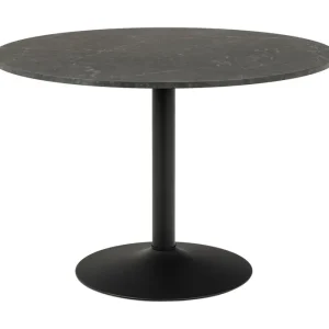 Beställ idag Jora Matbord 110 cm Runt Svart/Matt Svart - Möbler
