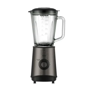 Black+Decker Kannmixer Black+Decker 800W 1.5L Borstat Stål Grå - Hushåll Erbjudande