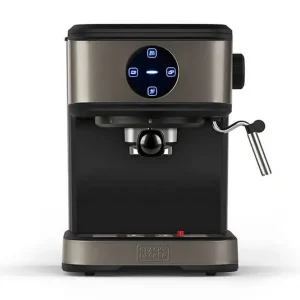 Endast denna vecka Black+Decker Espressomaskin Black+Decker 20 Bar Grå - Hushåll