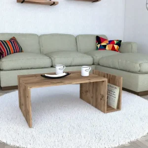 Vimenil Brickbord 87 cm Brun - Möbler Fynd