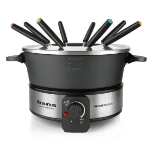 Fonduegryta Taurus 1000W Svart||Silver - Hushåll Bästa pris