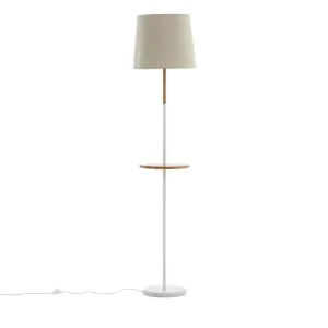 I lager Venture Home Hattman Golvlampa Linne/Marmor/Beige/Brun/Vit - Belysning & el