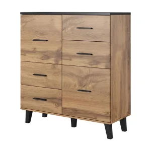Billig Kardos Byrå 45x110 cm Natur/Svart - Förvaring