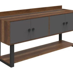 Numandro Avlastningsbord 180 cm Teak/Antracit - Möbler Lägg i varukorgen