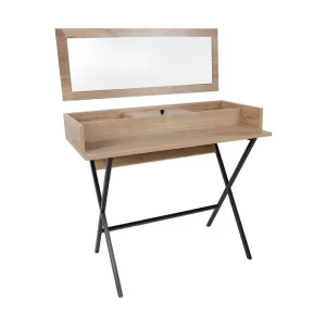 Weesolo Sminkbord 100 cm Valnöt/Svart - Möbler Reapris
