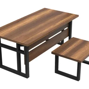 Numandro Skrivbord 180 cm Teak/Antracit - Möbler Premium