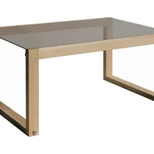 Köp nu Kuselov Soffbord 85 cm Ljus Natur/Glas - Möbler