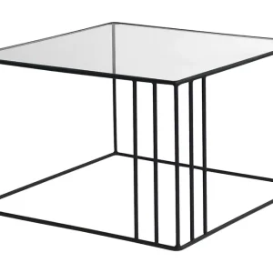 Wijkan Soffbord 55 cm Glas/Svart - Möbler Endast idag