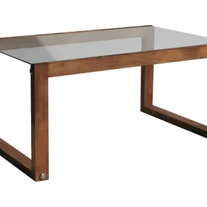 Expressleverans Kuselov Soffbord 85 cm Natur/Glas - Möbler