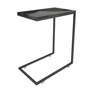 Begränsat erbjudande Maddeson Sidobord 46 cm Svart/Vit - Möbler
