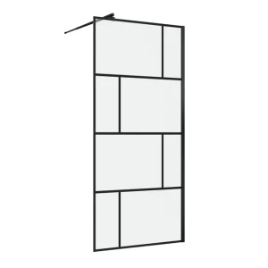 Erbjudandepris Sörby Duschvägg 90x195 cm Svart - Hus & renovering