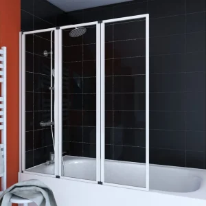 Knutby Badkarsvägg 125x143 cm Vit - Hus & renovering Begränsat erbjudande