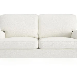 Bloomington Howard Lyx 2-sits Soffa i Bouclé Vit - Möbler Fynd
