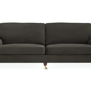 Premium Bloomington Howard Lyx 4-sits Manchestersoffa Mörkgrå - Möbler