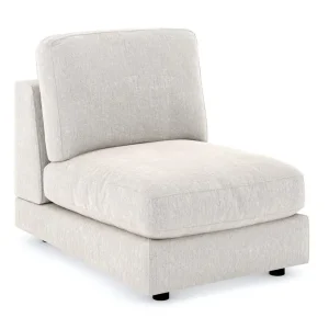 Andrarum Arken 1-sits Mittmodul i Tyg 70 cm bred Beige - Möbler risnedsättning