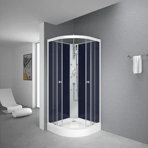Lågt pris Röne Duschkabin 84x84 cm Turkos/Silver - Hus & renovering