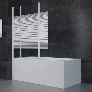 Begränsat erbjudande Knutby Duschvägg 125x140 cm Vit - Hus & renovering
