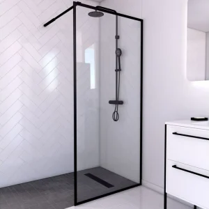 Gullebo Duschvägg 70x200 cm Svart - Hus & renovering Beställ nu
