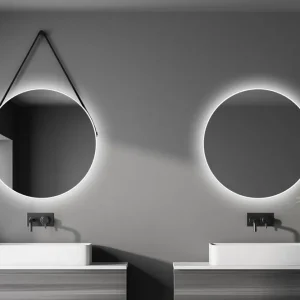Allejaure Spegel 80 cm Rund Vit - Hus & renovering Nedsatt pris