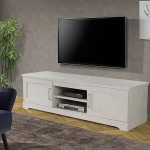 Kundfavorit Svetis Tv-bänk 183 cm Vit - Möbler