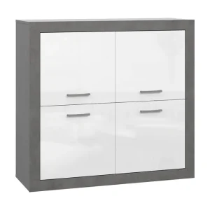 Tolovgrad Sideboard 41x113 cm Grå/Vit - Förvaring Populärt val